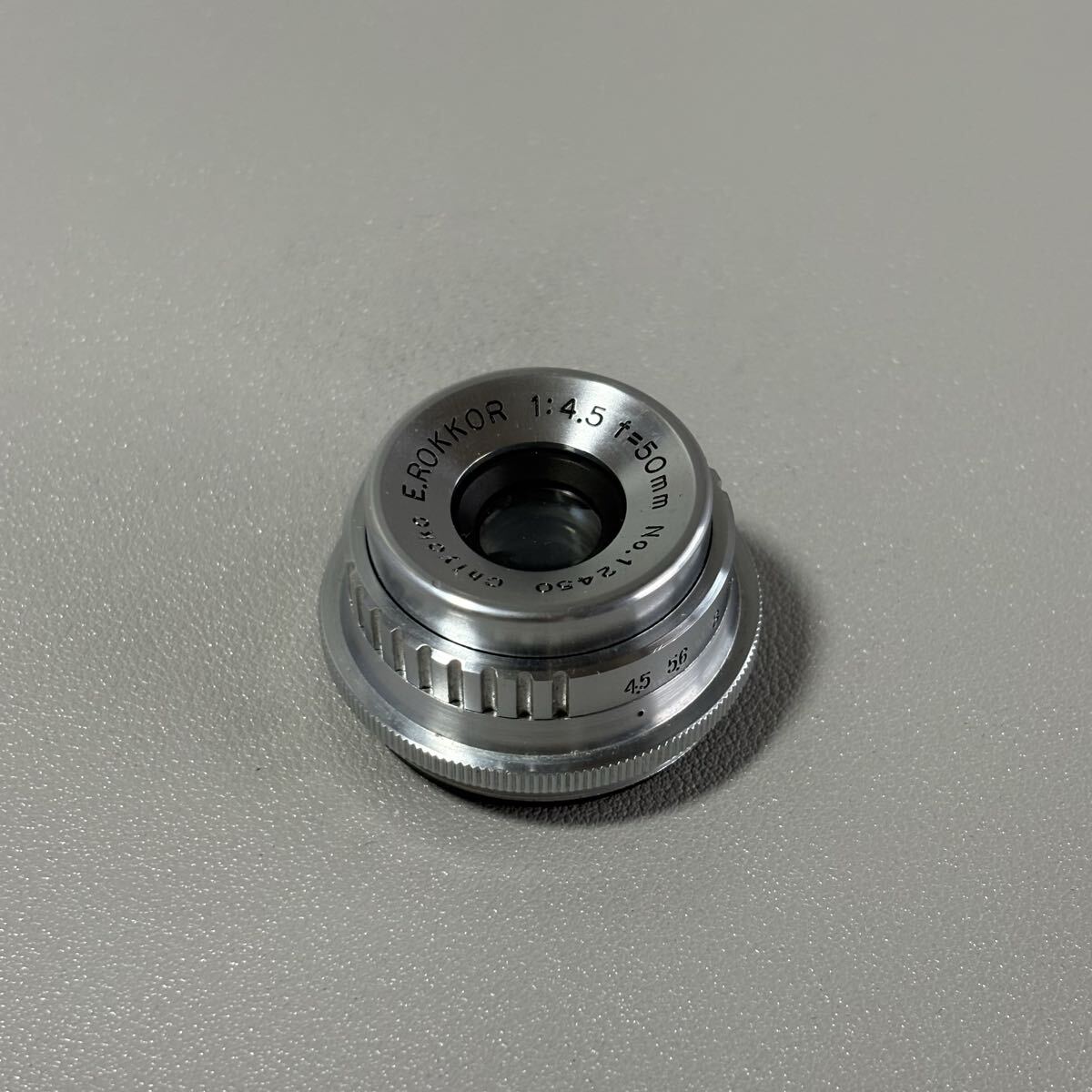 引き伸ばし用レンズ ミノルタ E.ROKKOR F4.5 50mm 絞りクリックスムーズ 小クモリ ミノルタ 千代田光学 CHIYOKO拍卖