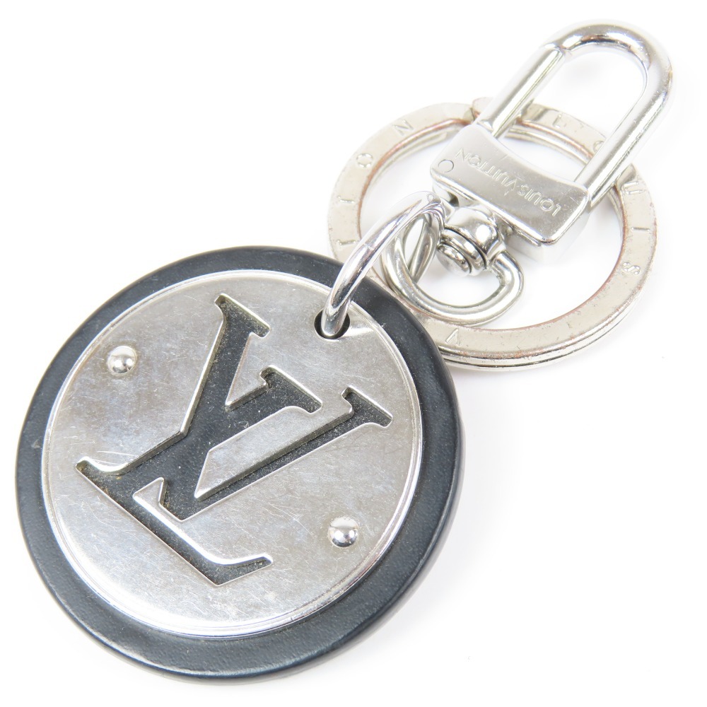 208501★1円スタート LOUIS VUITTON ルイヴィトン 極美品 24年製 ポルト クレ LV サークル ロゴ チャーム キーリング M00741 キーホルダー拍卖