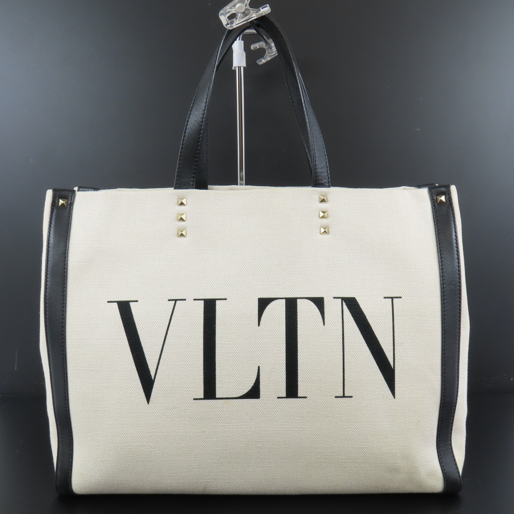 208450★1円スタート★VALENTINO ヴァレンティノ 中極美品 VLTN トートバッグ バレンティノ バレンチノ ヴァレンチノ ハンドバッグ拍卖