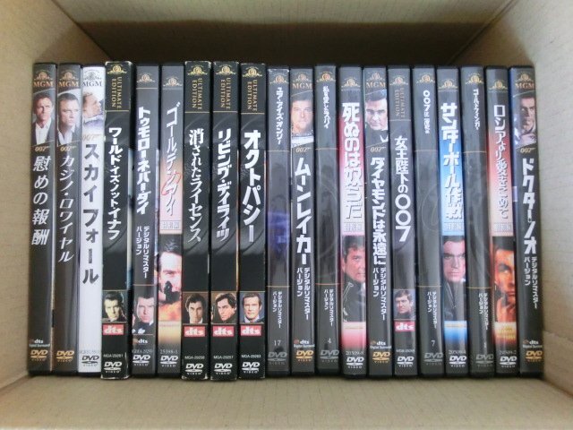G【MA05-02】【80サイズ】1円~007シリーズDVDまとめ売り②/洋画/日本語吹替字幕/ドクターノオ オクトパシー他 20タイトル/DVD/※箱傷有拍卖