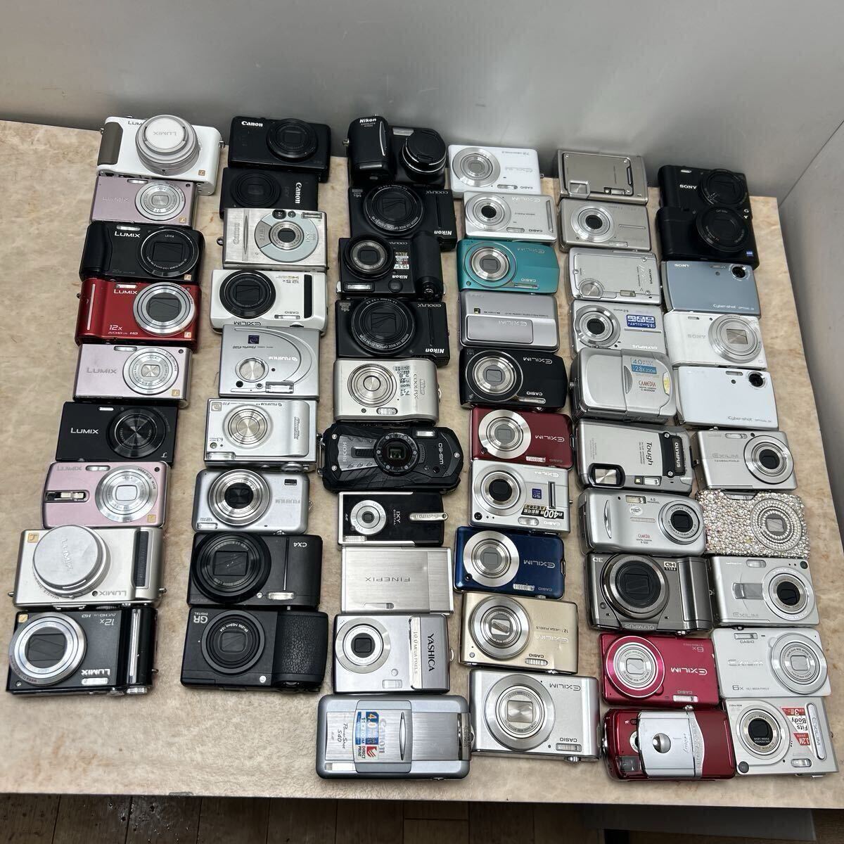 デジタルカメラ デジカメ SONY Canon OLYMPUS Nikon Panasonic CASIOその他 58本まとめ売リ拍卖