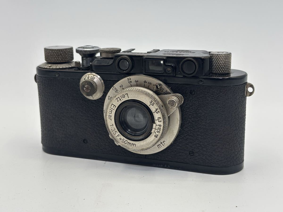 E62672112608 Leica ライカ Ernst Leitz Wetzlar D.R.P No.117089 Leitz Elmar 1:3.5 50mm レンジファインダー フィルムカメラ 現状品拍卖
