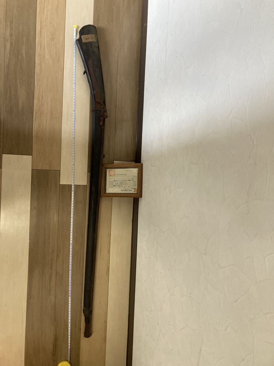 火縄銃 銃床 時代物 古民具 骨董品 武具拍卖