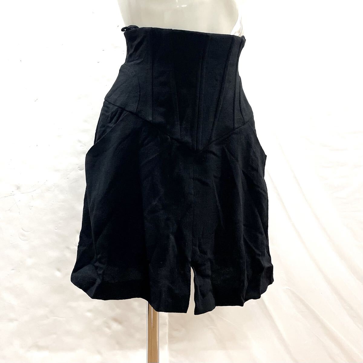 【SO237】CHANEL シャネル スカート ブラック 黒 ミニフレアスカート ハイウエスト ミニスカート ミニ レディース ファッション拍卖