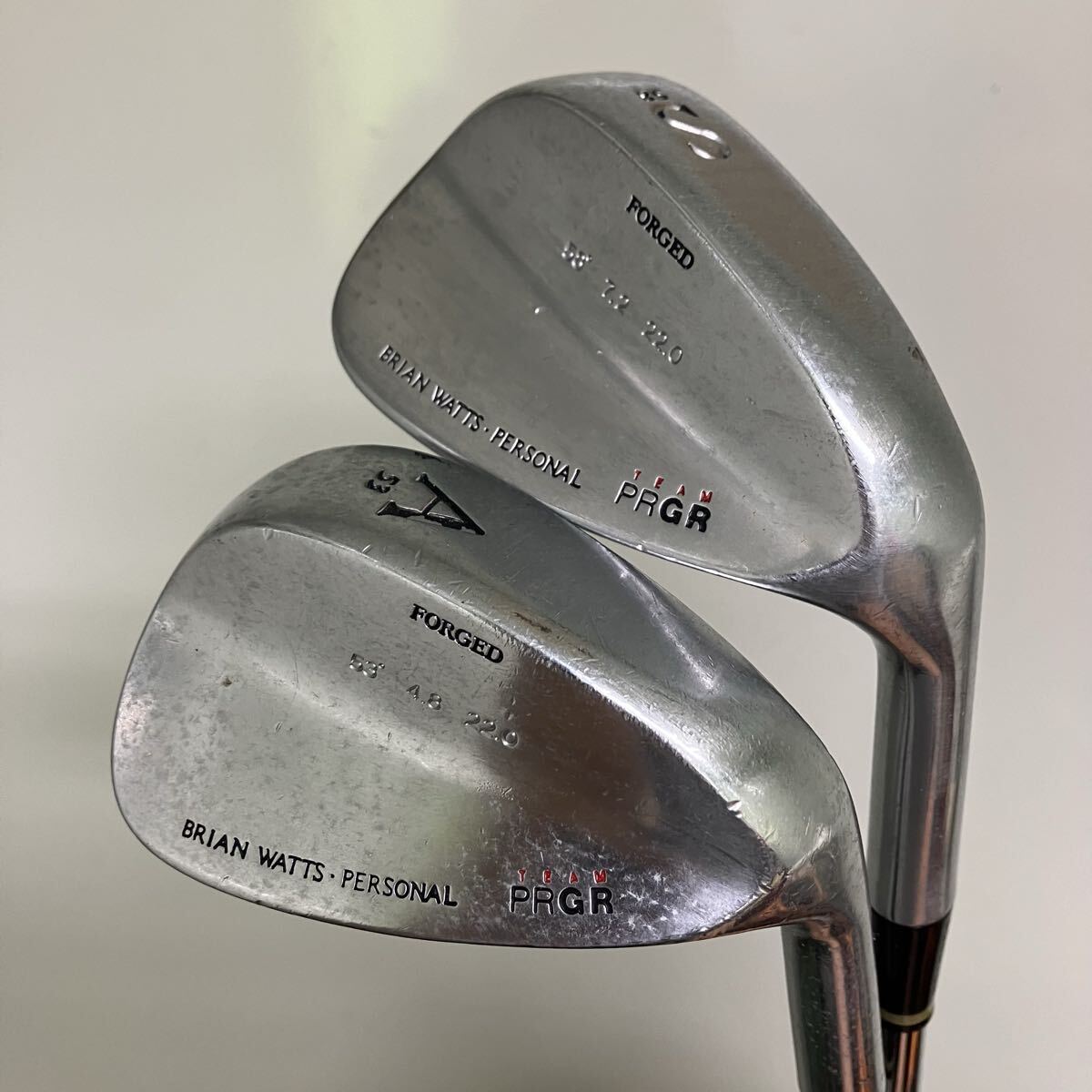 PRGR FORGED ウェッジ 2本セット AW.SW 【プロギア】【53.58】【ダイナミックゴールドS400】拍卖