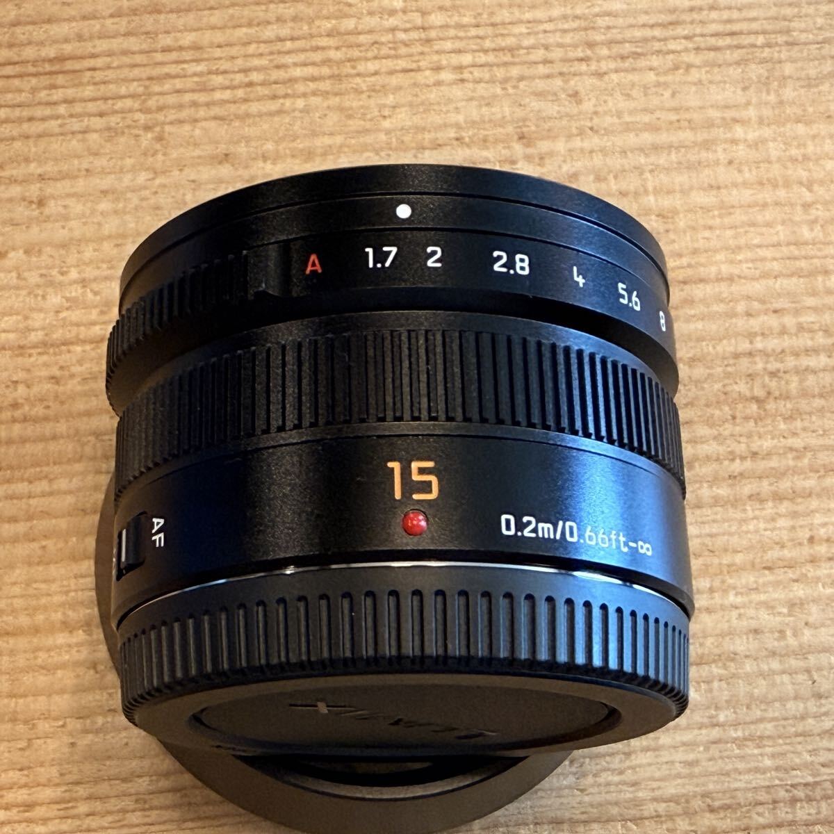 【試写のみ】【美品】LEICA DG SUMMILUX 15mm/F1.7 ASPH. H-X015-K (ブラック)拍卖