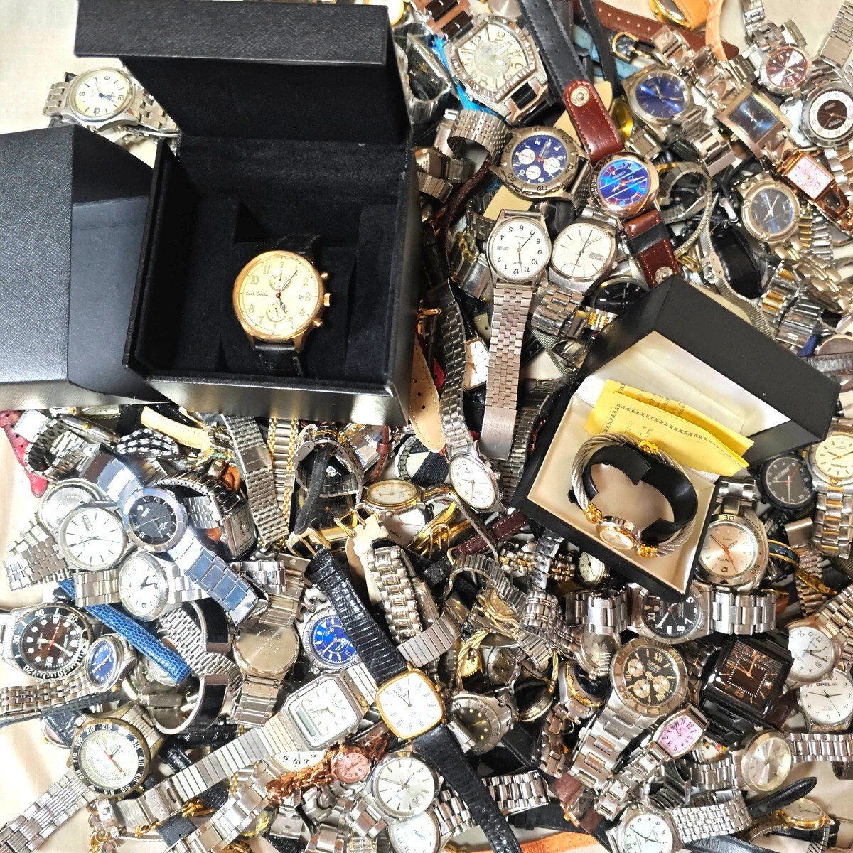 約200点 LONGINES PAUL SMITH SEIKO CITIZEN など まとめて メンズレディース腕時計 大量 セット kg本点個 ジャンク ヌ02拍卖