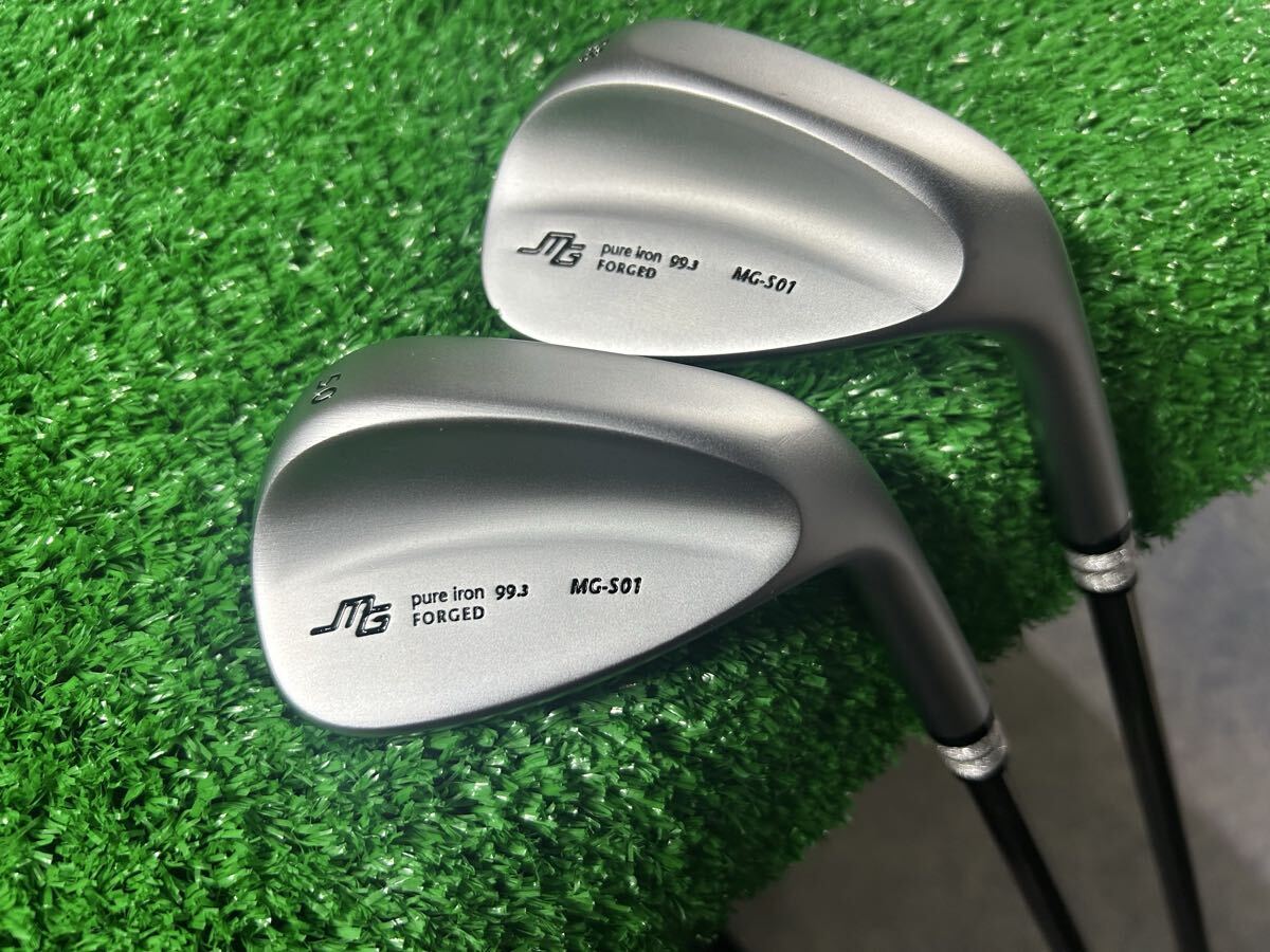 【シニア・レディース向け】三浦技研 純鉄ウェッジ MG-S01 ホワイトクロム仕上げ ATTASアイアン60S【50°・58°】拍卖