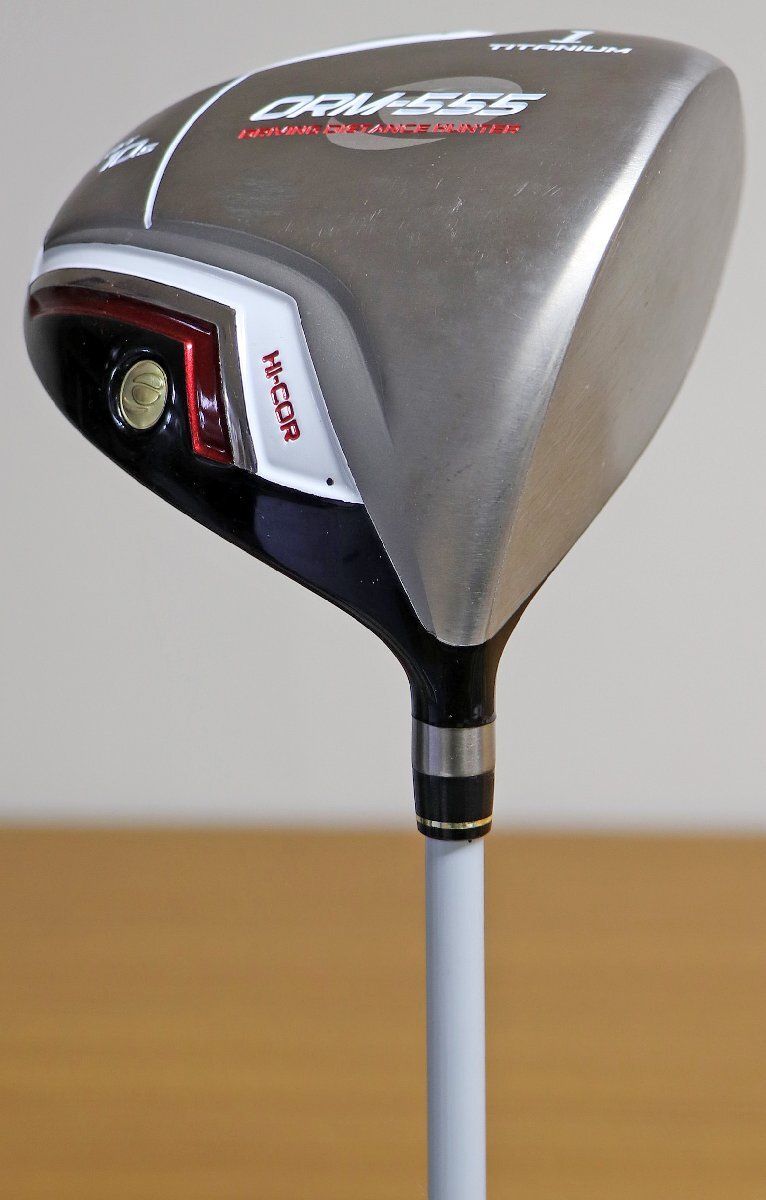 L◆中古品◆高反発モデル 『SPORT ORM-555 ドライバー』 ORLIMAR オリマー 非公認 HI-COR カーボンシャフト FLEX SR 飛距離アップ LOFT10.5拍卖