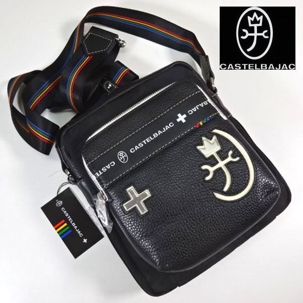 ◎新品 CASTELBAJAC カステルバジャック 定価20900円 ショルダーバッグ 黒 コネクト メンズ 男性 紳士用 IKETEI イケテイ拍卖