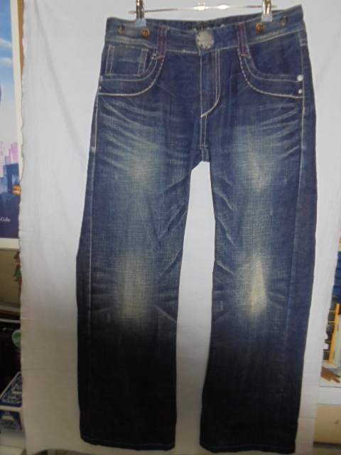 古着 RED PEPPER JEANS レッドペッパー デニム ジーンズ 羽刺繍 W32拍卖