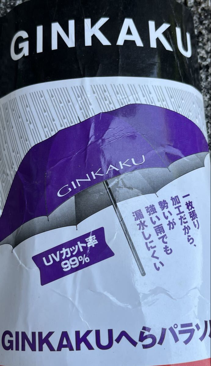 GINKAKU へらパラソル UVカット率 99% ですが拍卖