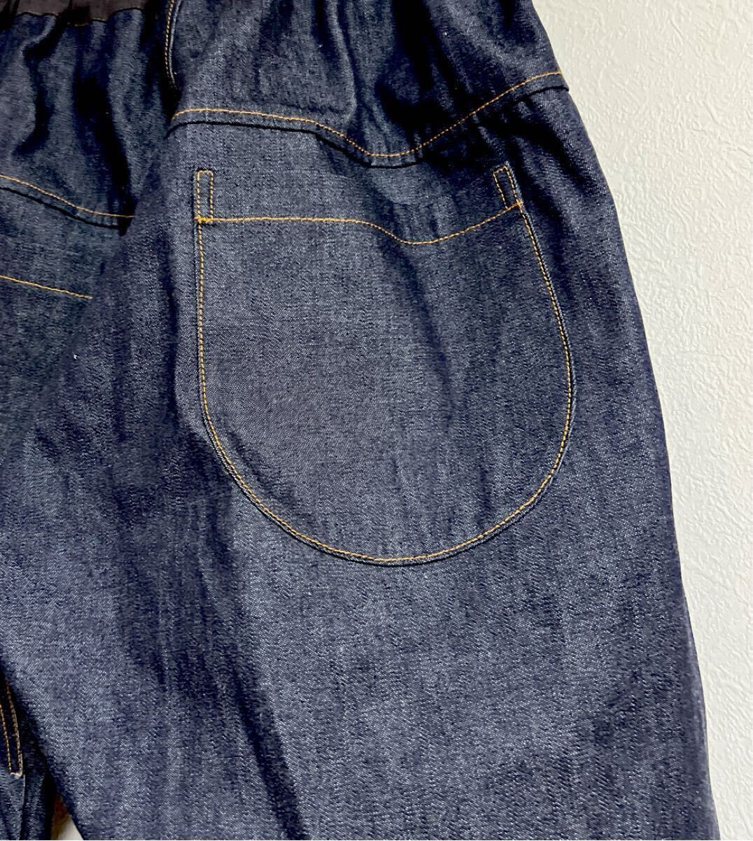 【丈長】ハンドメイド ゆったり ぷかパンツ タック クロキ デニム 8.5oz また下58拍卖