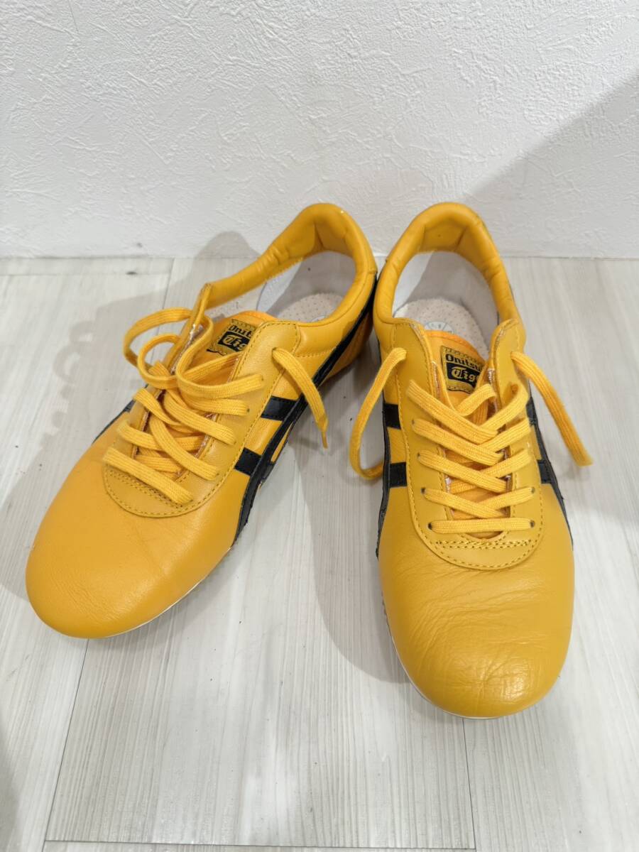 【GT0974】1円スタート Onitsuka Tiger オニツカタイガー キルビルモデル サイズ26.5cm THL301asics アシックス イエロー スニーカー拍卖