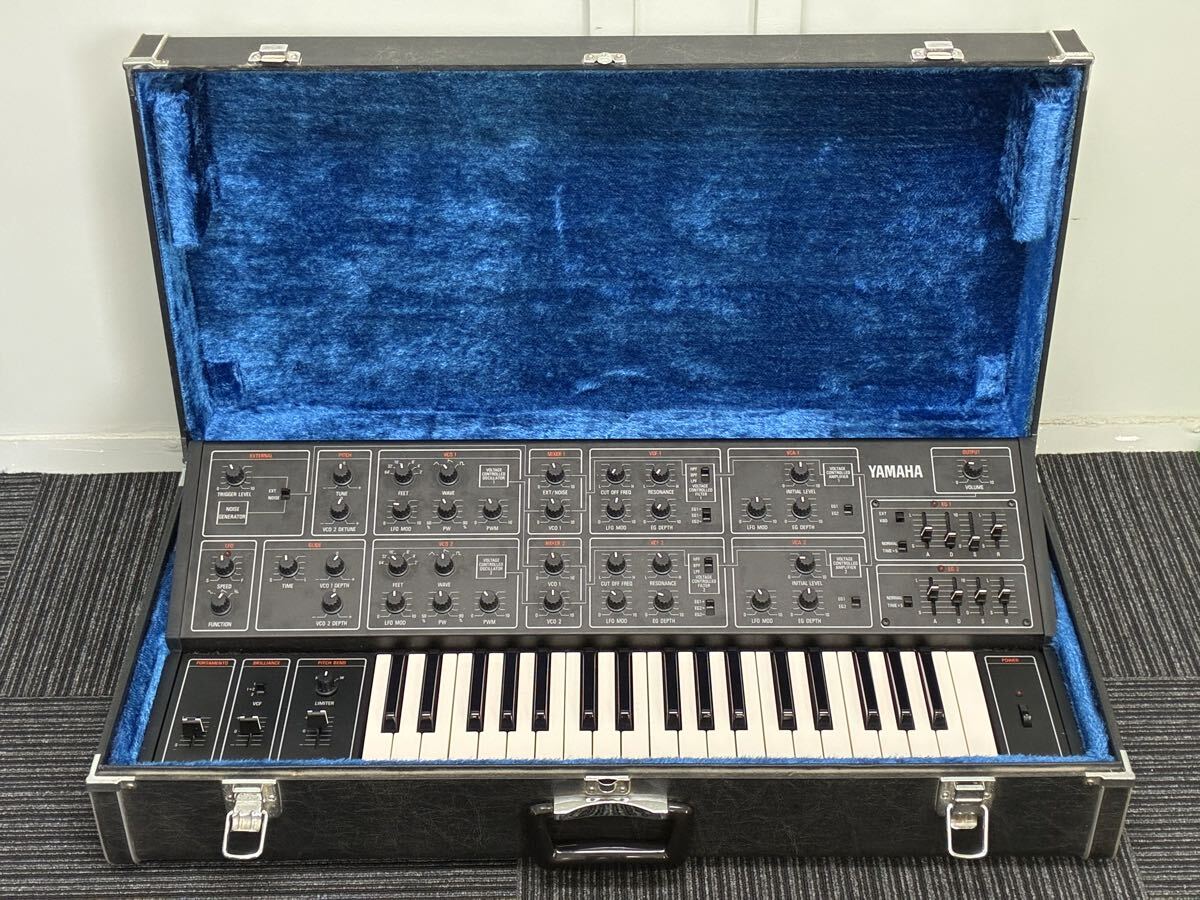 ◆YAMAHA◆モノフォニックシンセサイザー◆CS-15◆37鍵盤◆2VCO◆2VCF◆2VCA◆2EG◆ヤマハ◆鍵盤楽器◆キーボード◆音出しOK◆ケース付◆拍卖