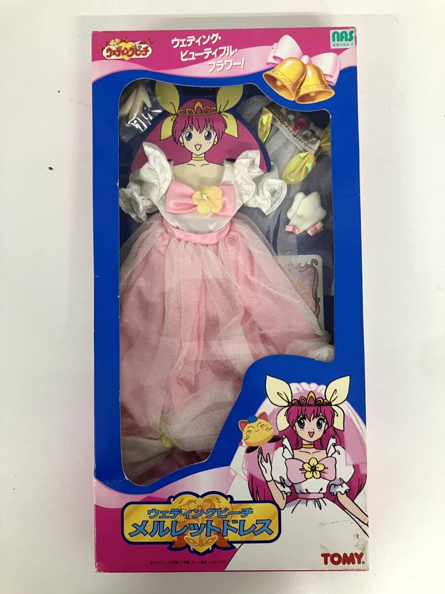 ⑮h06◆ウエディングピーチ◆メルレットドレス ウエディング グレイスフル フラワー ドレス 着せ替え人形 ドール 服 TOMY トミー 未使用拍卖