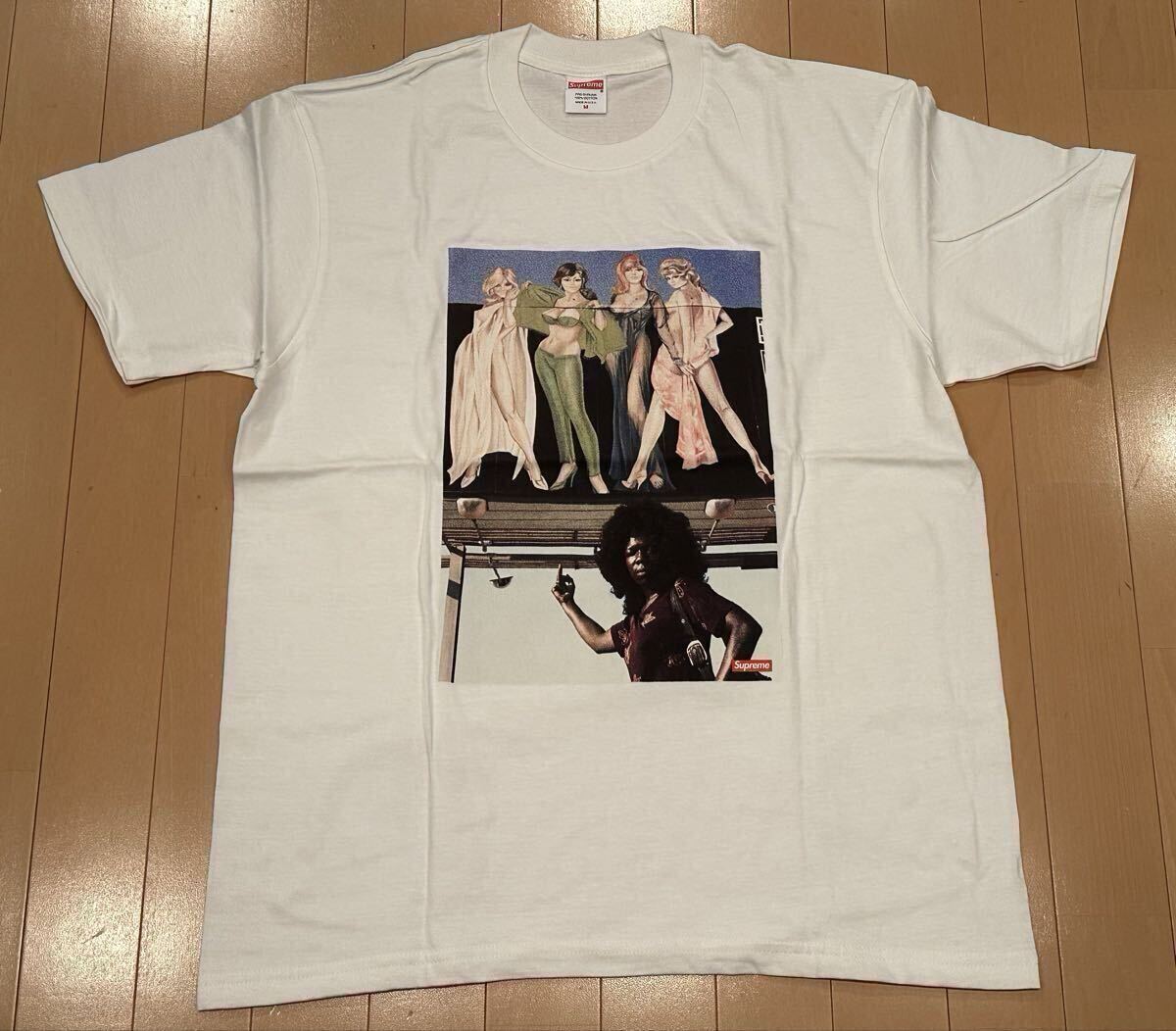 1円 Supreme American Picture Tee 白 M シュプリーム アメリカン ピクチャー 半袖Tシャツ ボックス スモール ロゴ box Small logo フォト拍卖