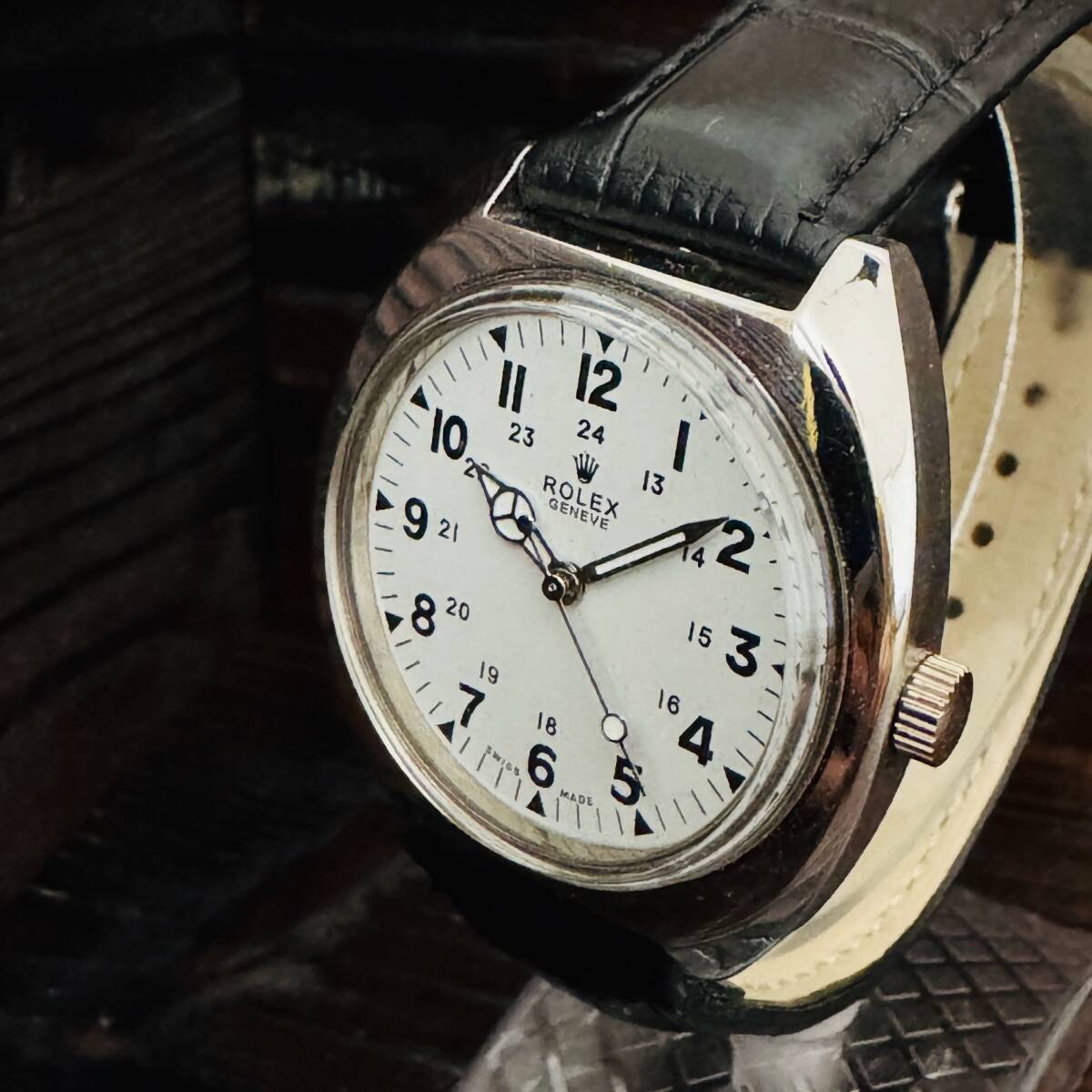 ★ロレックス ROLEX ミリタリー 動作良好 アンティーク腕時計 手巻き メンズ ビンテージ拍卖