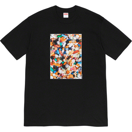 極美 20AW Supreme Pills Tee Lサイズ ピルズ Tシャツ Black ブラック シュプリーム拍卖