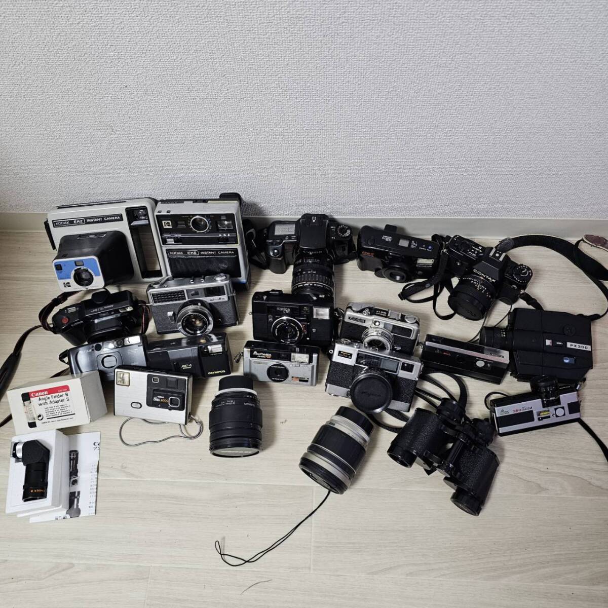 カメラジャンク まとめ CONTAX CANON MINOLTA KODAK FUJI KONICA FUJICA TAMRON コンタックス キャノン ミノルタ コダック フジ フジカ拍卖
