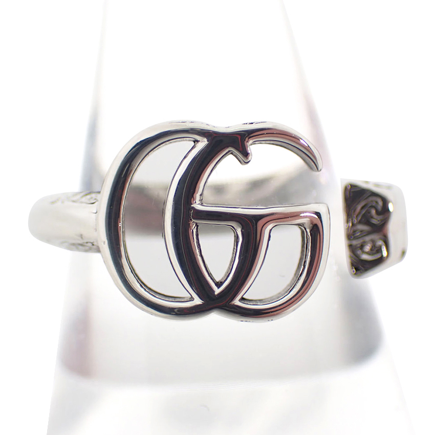 【中古】GUCCI/グッチ/925/ダブルGアラベスク/リング/18号/j155-35拍卖