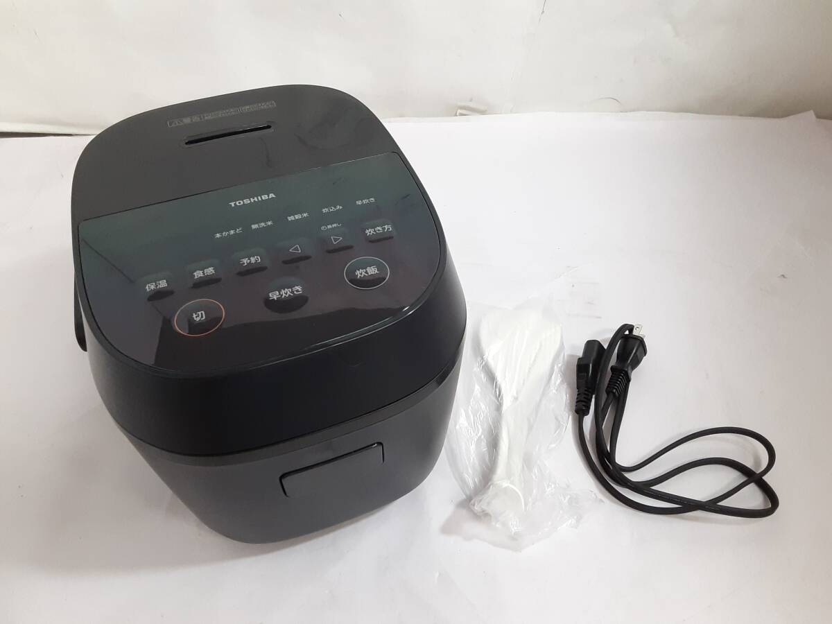 TOSHIBA 東芝 ジャー炊飯器 RC-10AMX/ブラック/5.5合炊き/家庭用/26年製/マイコン炊飯器/調理家電/キッチン家電/04KM061803-10拍卖