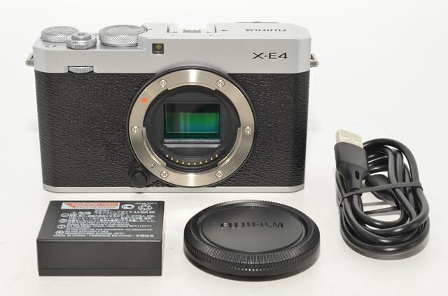1102★良品・ショット数935回★FUJIFILM ミラーレスデジタルカメラ X-E4 ボディ シルバー拍卖