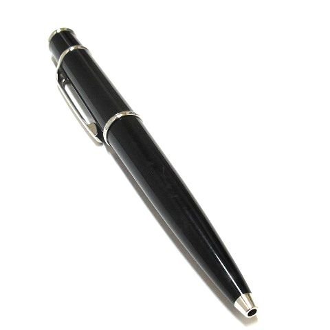 ☆Cartier カルティエ☆ディアボロ ドゥ*ボールペン*ツイスト式*ブラックラッカー/プラチナフィニッシュ*筆記確認済*拍卖