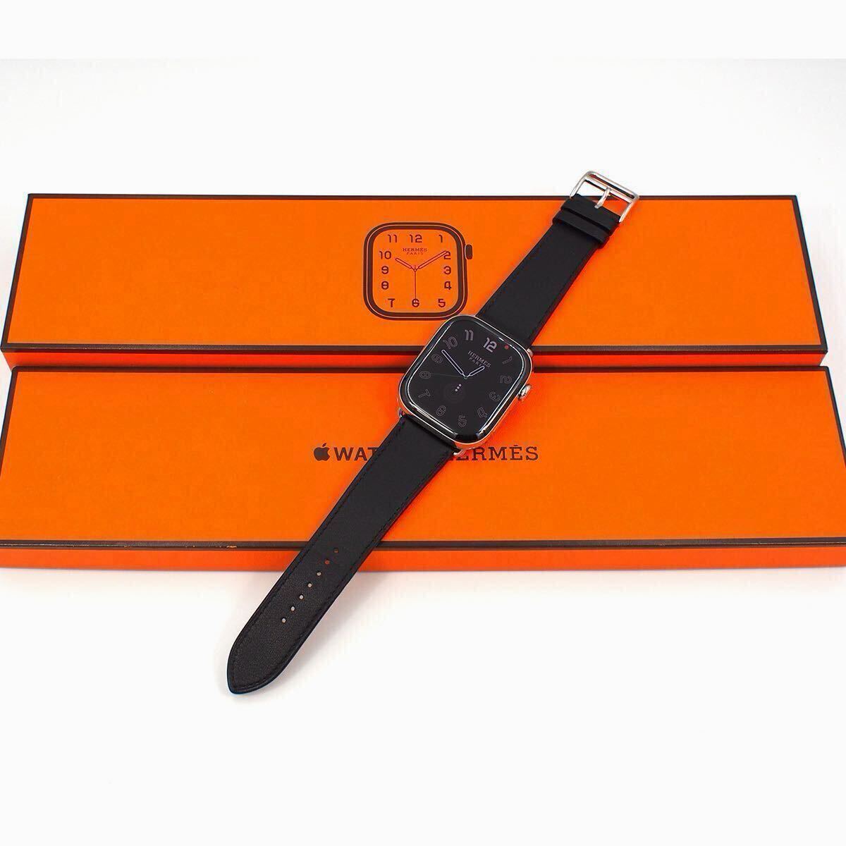 アップルウォッチ10 Apple Watch Series 10 Hermes エルメス GPS + Cellular 46mm MX193J/A 保証期間内 本体チタニウム 美品拍卖