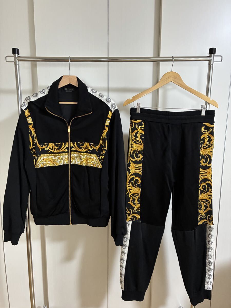 VERSACE セットアップジャージ メデューサ バロック柄 破格出品 ゴールド拍卖