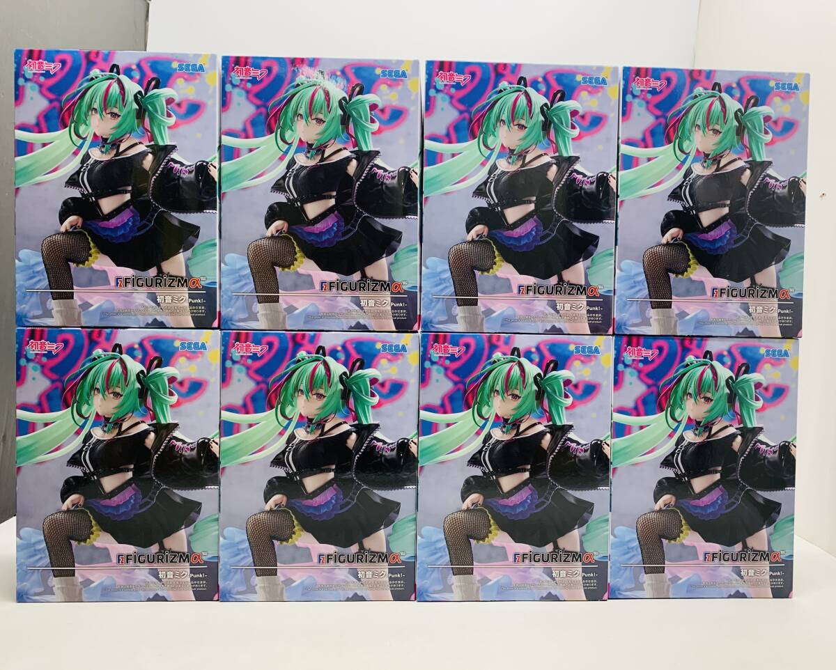 【未開封8体】初音ミク FiGURiZMα -Punk!-フィギュア まとめ売り拍卖