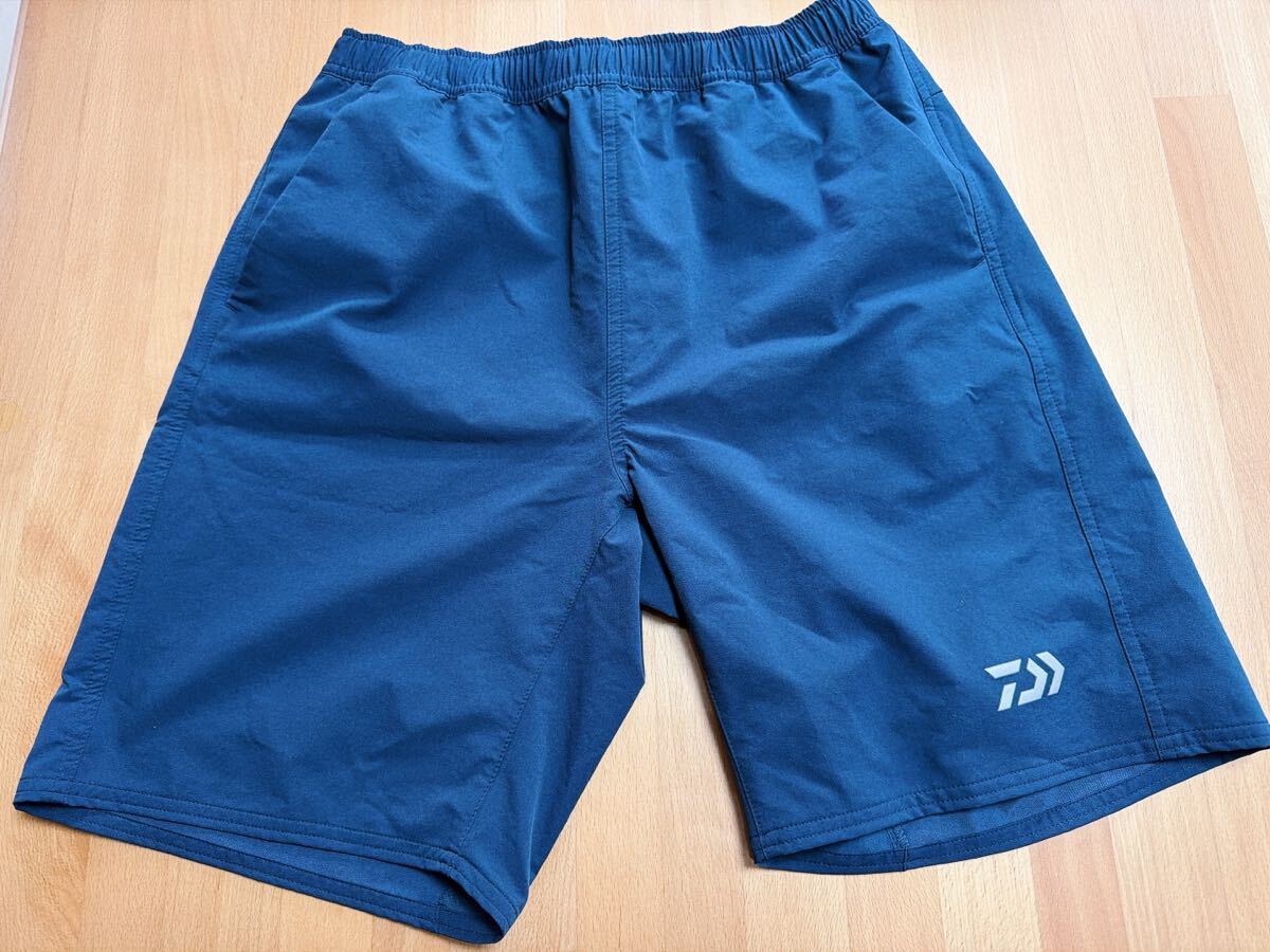 ダイワ Daiwa DP-87020 撥水ポケッタブルショートパンツ ネイビーブルー Mサイズ 釣具 釣り具 アウトドア用品 1日着用 フィッシングパンツ拍卖
