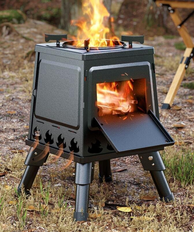 新品★人気推薦★薪ストーブ屋外携帯ストーブ器具野外キャンプ炊事器具ピクニックストーブ折りたたみストーブ拍卖
