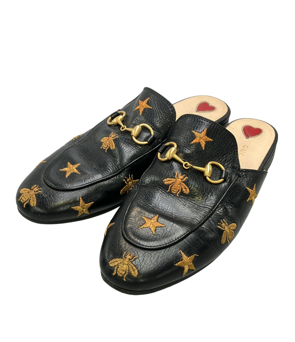 グッチ プリンスタウンミュール スリッパ 505268 レディース SIZE 37 (23.5cm) GUCCI拍卖