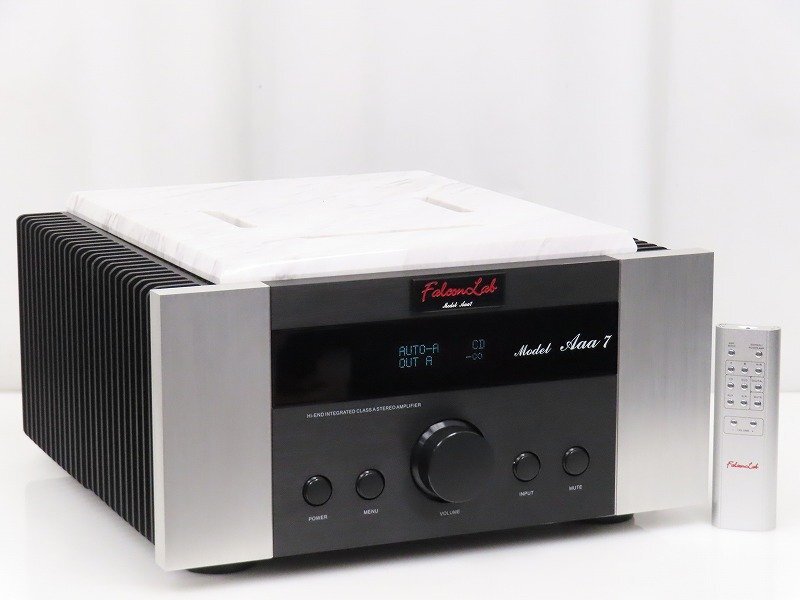 ■□FalconLab Aaa7 プリメインアンプ ファルコンラボ 大理石製トッププレート/ハードケース付□■034256003Wm□■拍卖