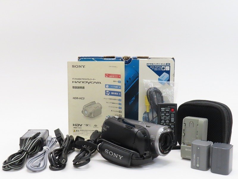 ●○【元箱付】SONY Handycam HDR-HC3 ハンディカム デジタルビデオカメラ ソニー○●034722011m○●拍卖