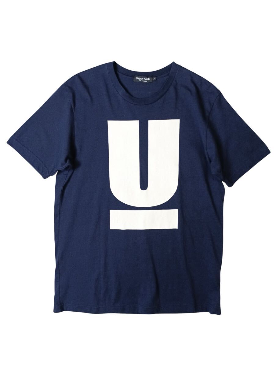 (D) UNDERCOVER アンダーカバー Uロゴ 半袖Tシャツ L ネイビー トップス カットソー (Ni)拍卖