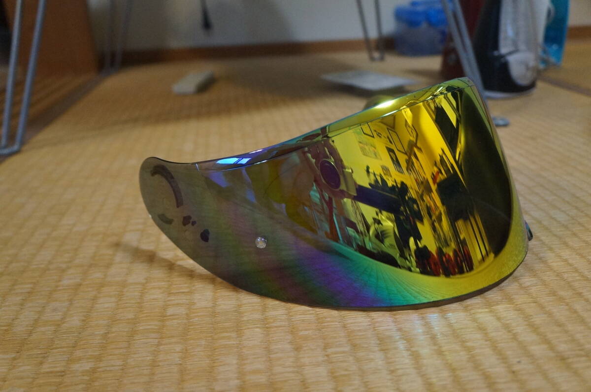 SHOEI ショウエイ 純正 CNS-1 スモークファイアーオレンジミラーシールド GT-Air GT-Air2 OPTICSO 中古拍卖