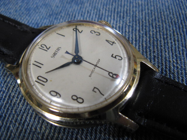 1960年代 SMITHS スミス MADE IN GT BRTAIN ブリティッシュウォッチ 英国アンティーク手巻腕時計 稼動美品! 注油済み拍卖