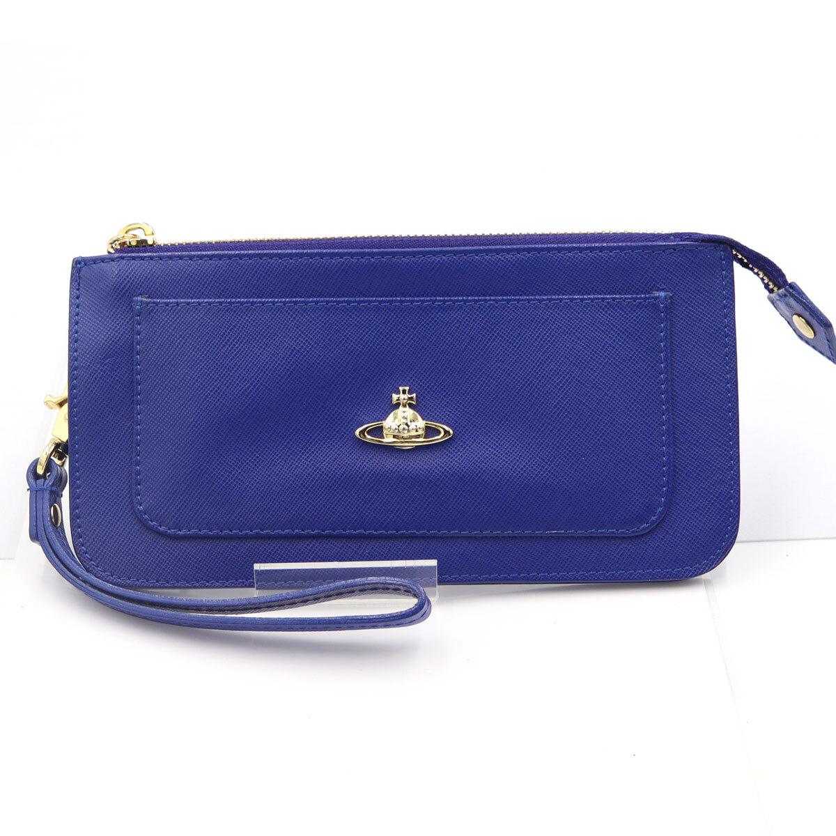 【中古】Vivienne Westwood(ヴィヴィアン ウエストウッド)ショルダーウォレット 財布 W20cm×H10cm×D1cm レディース拍卖