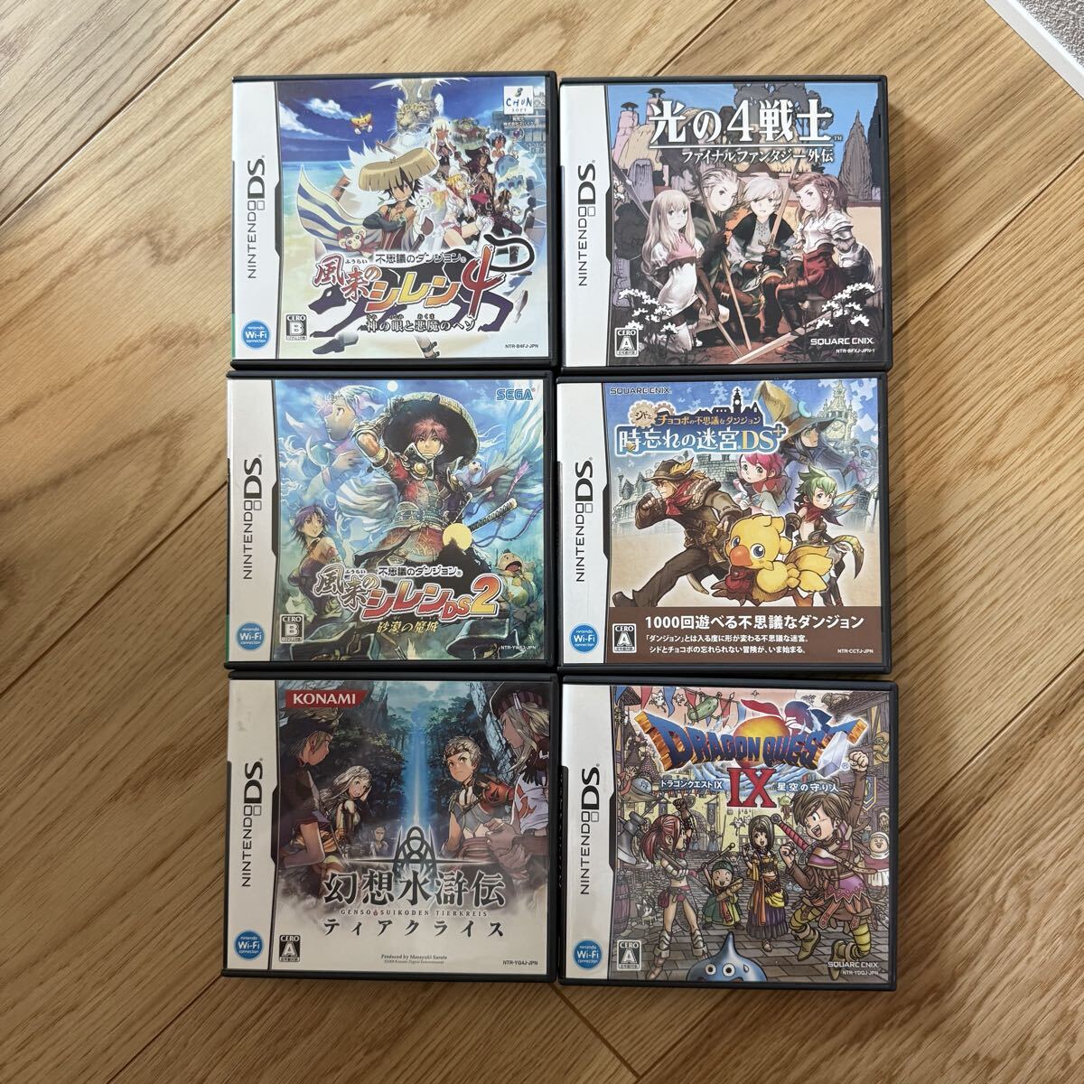Nintendo DS ソフト 6本セット ゲームソフト拍卖