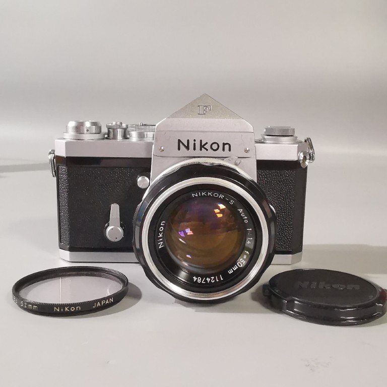 動作品 Nikon F アイレベル 後期 6961570 フィルム一眼レフカメラ ボディ NIKKOR 50mm f1.4 NON Ai ニコン 通電確認済 現状品 Z8657拍卖
