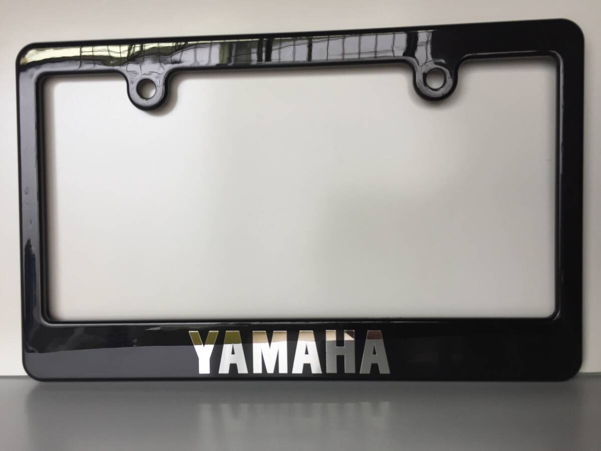 メッキ文字YAMAHAナンバーフレームTW200TW225XJR400XJR1300XV250WR250セロー250/225SR400 SR500ドラッグスターマジェスティーYZF-R1 V-MAX 拍卖