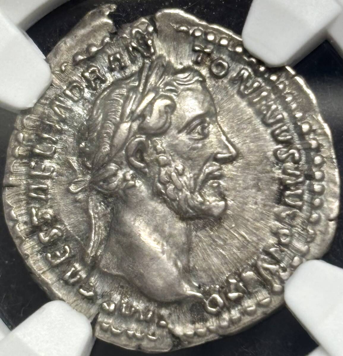 【古代ローマ銀貨】(NGC-XF 西暦138-161年 3.07g)拍卖
