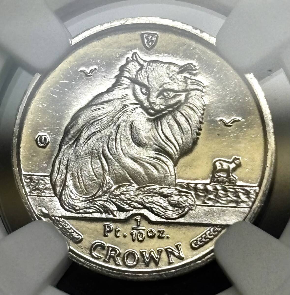 【英領マン島プラチナ貨】(NGC-MS66 3.1g/純プラチナ 1995年)拍卖