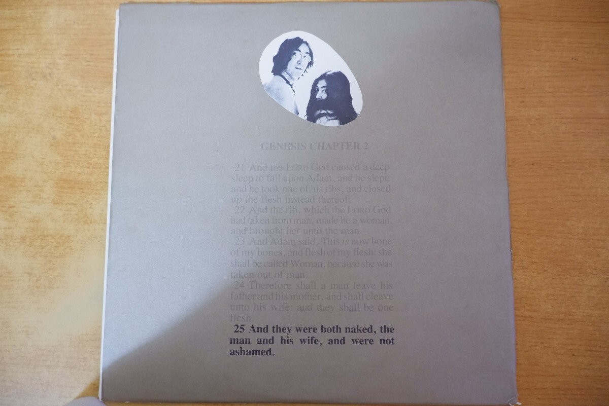 T2-051<LP/盤未使用品>ジョン・レノン John Lennon / Yoko Ono Unfinished Music No. 1: Two Virgins拍卖
