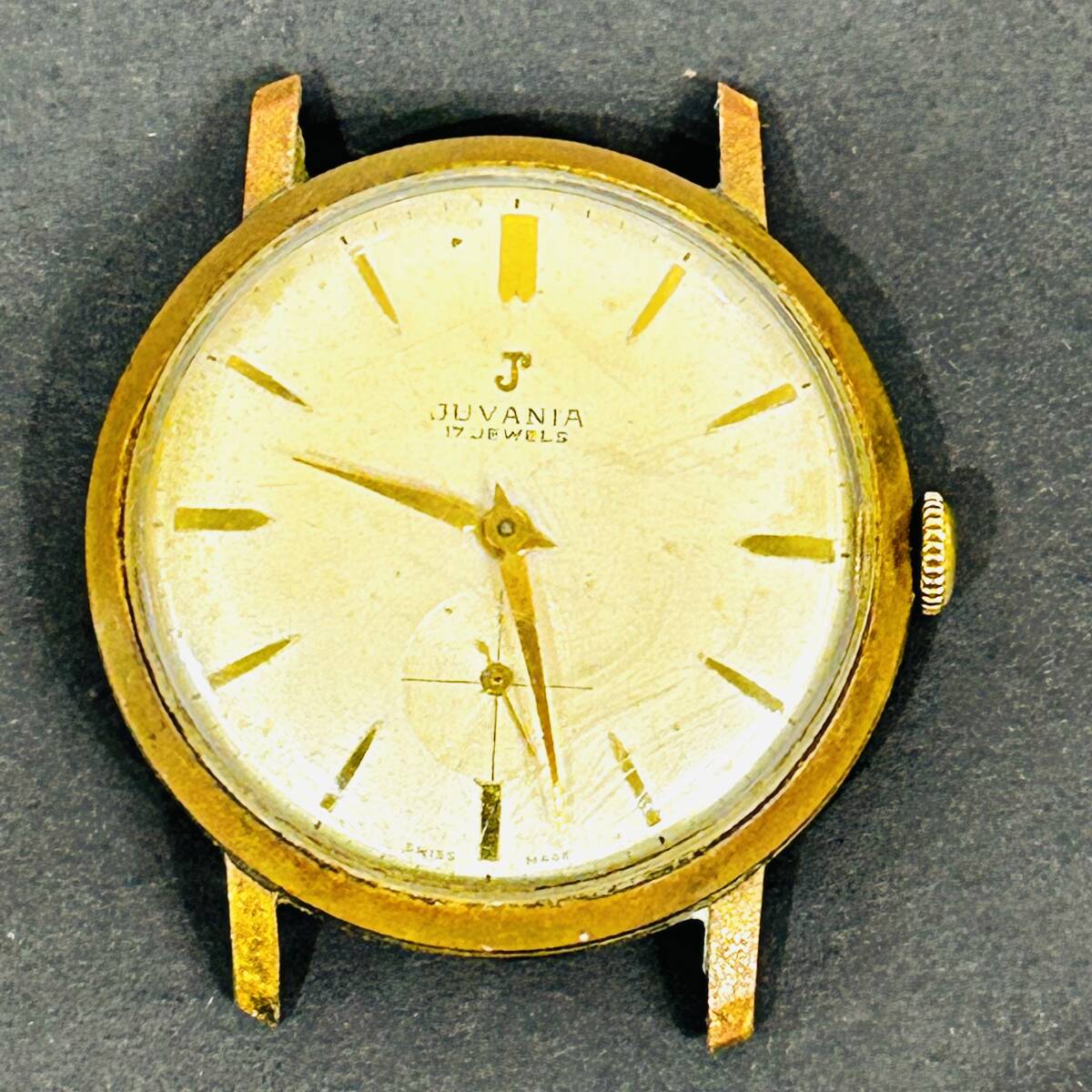 1円スタート Juvenia ジュベニア 18K 29257 手巻き メンズ 時計 ヴィンテージ レトロ NC3773 i拍卖