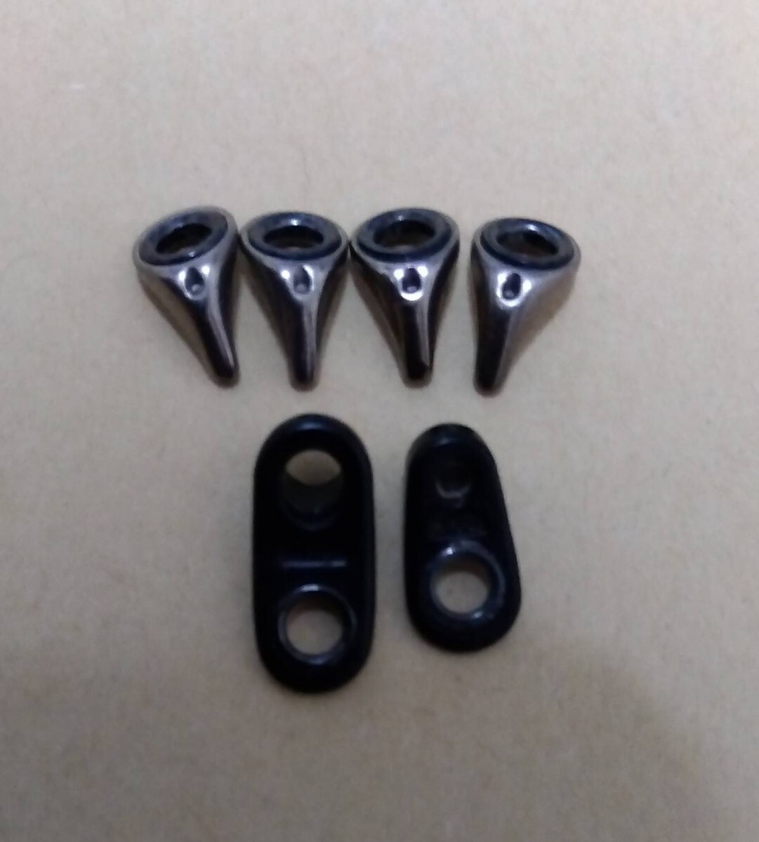 シマノ Xガイド 3Dチタントップガイド T02 4.5-0.8mm (シルバー) 4個 使用品おまけ付き!拍卖