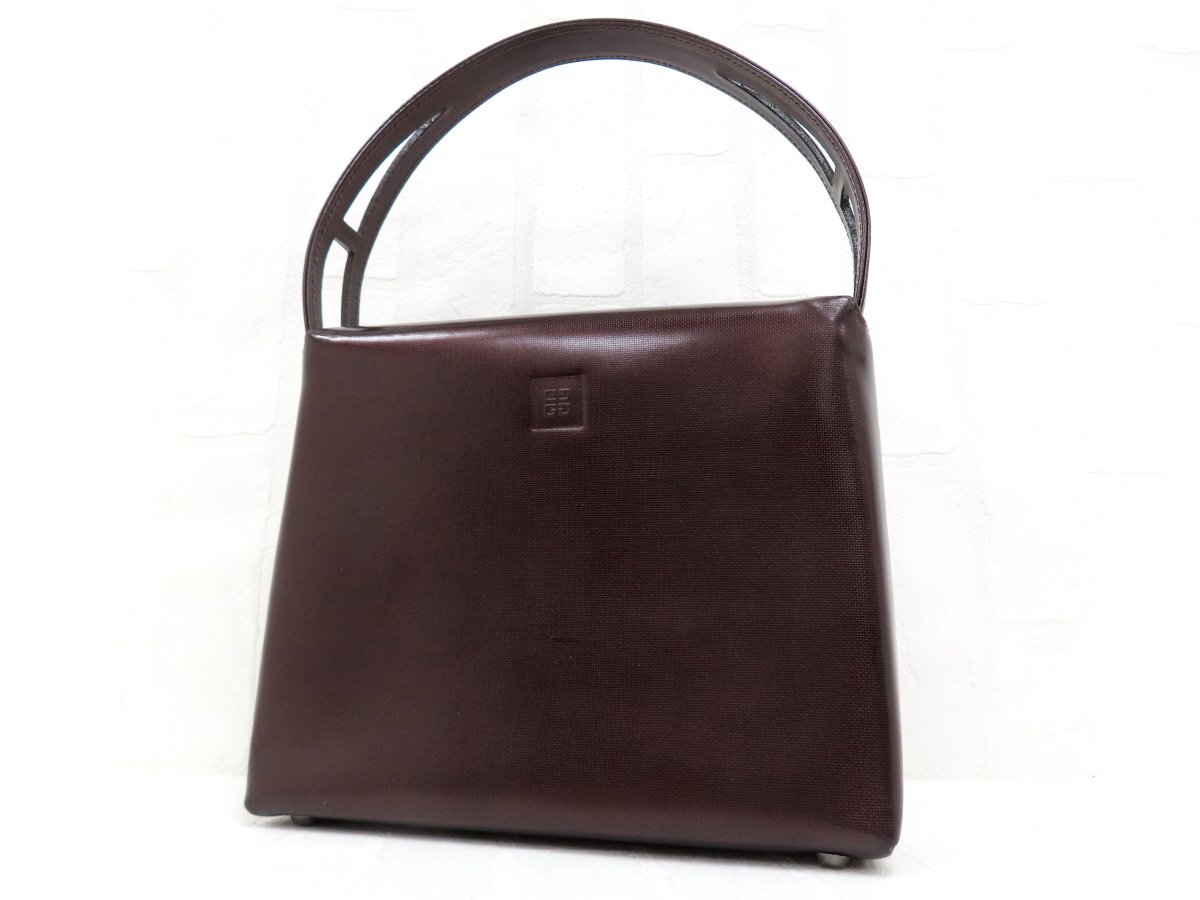 ◆超美品◆GIVENCHY ジバンシィ◆アナスタシア◆カーフ レザー 本革◆ハンド バッグ◆メタリックブラウン◆4Gロゴ型押し◆A17723拍卖