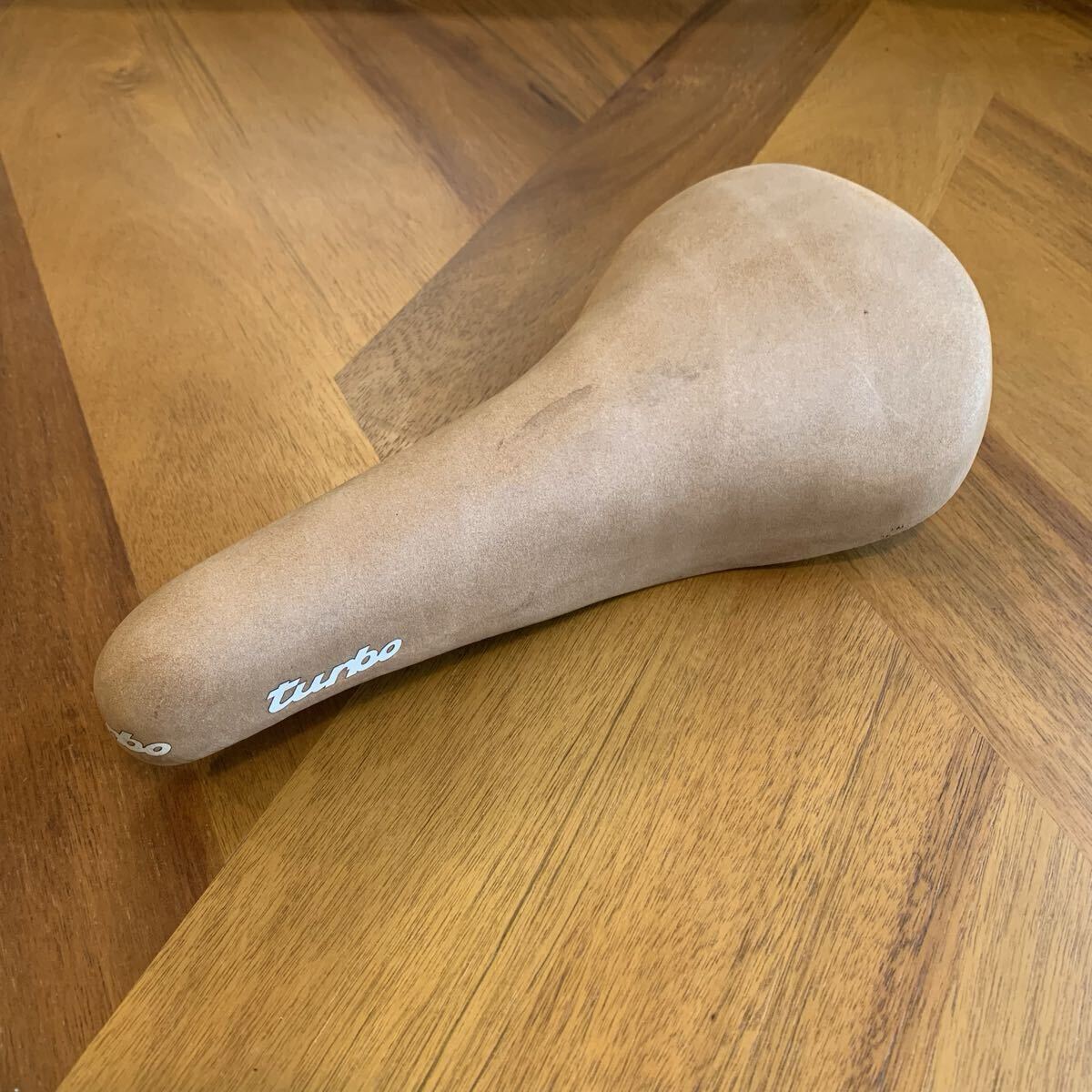 Selle Italia セライタリア Turbo 1980 サドル スエード ブラウン 本革 レザーサドル拍卖